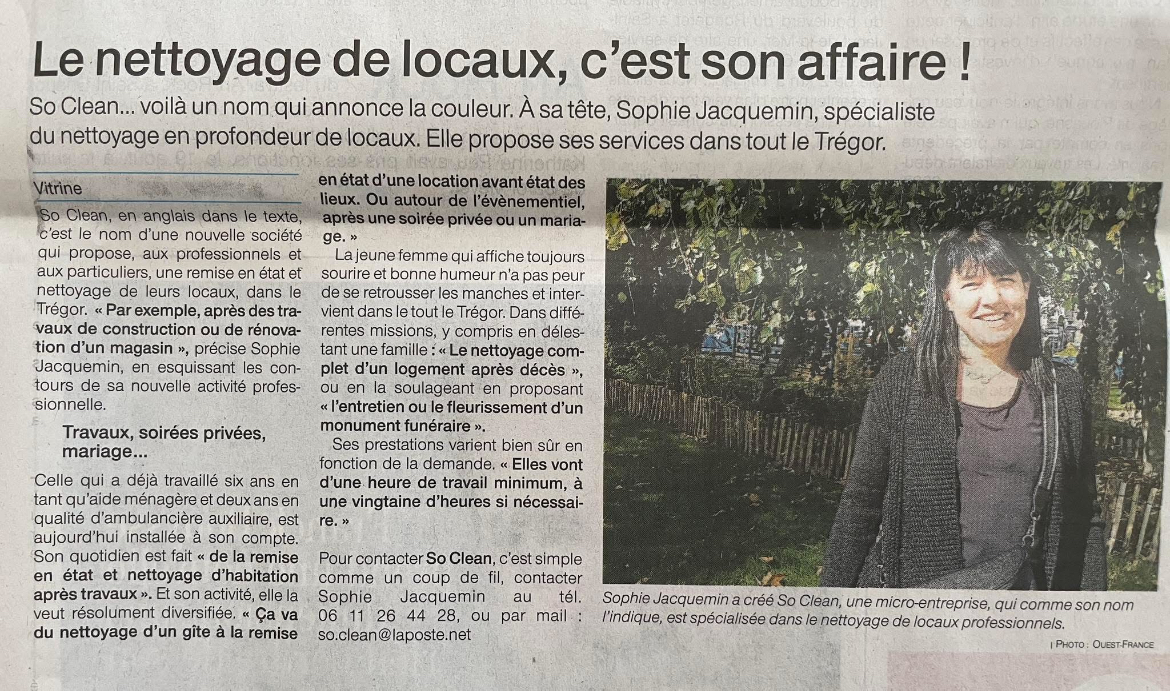 Nettoyage So Clean